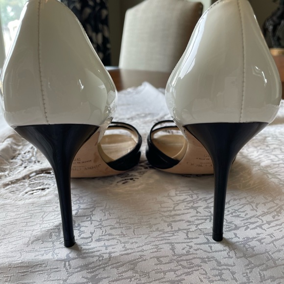 Jimmy Choo, Tri Colour Pumps - Picture 4 of 6